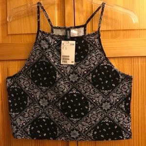 Brand new spaghetti strap crop top